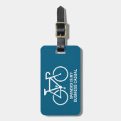 Étiquette À Bagage Spandex Is My Business Casual Cycling (Devant Vertical)