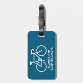 Étiquette À Bagage Spandex Is My Business Casual Cycling (Dos Vertical)