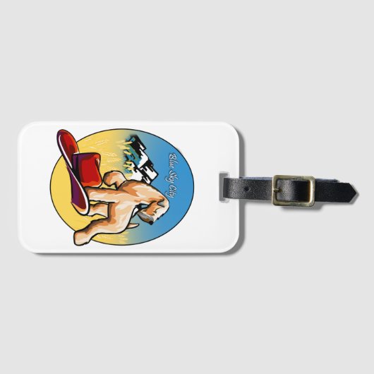 Étiquette À Bagage Spécialité nationale SCWTAC 2025 - Balise bagage (Devant Horizontal)