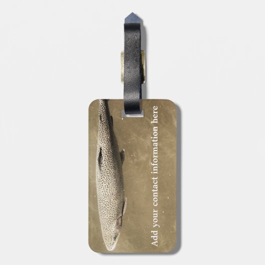 Étiquette À Bagage Speckles (Dos Vertical)