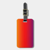 Étiquette À Bagage Spectre des couleurs horizontales -1 (Devant Vertical)