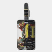 Étiquette À Bagage Speed-way éternel (Devant Vertical)