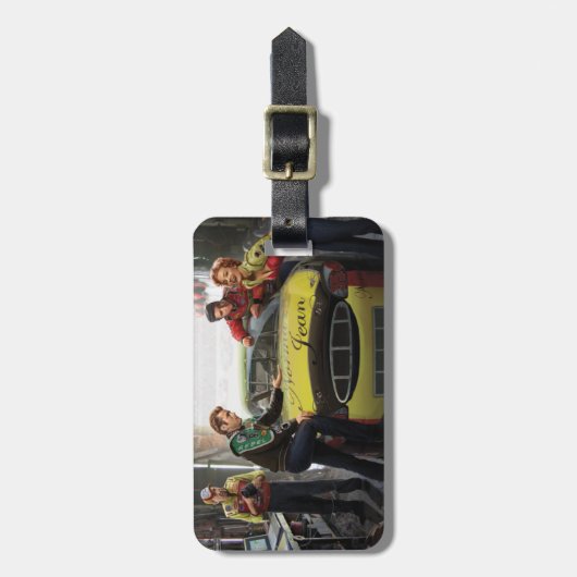 Étiquette À Bagage Speed-way éternel (Devant Vertical)