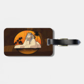 Étiquette À Bagage Sphinx (Dos horizontal)