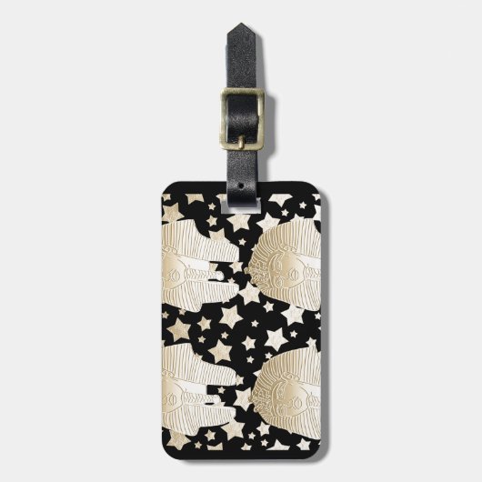 ÉTIQUETTE À BAGAGE SPHINX FRAIS (Devant Vertical)