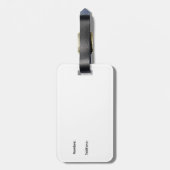 Étiquette À Bagage Spiral art (Dos Vertical)