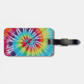 Étiquette À Bagage Spirale arc-en-ciel (Dos horizontal)