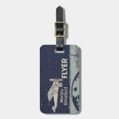 Étiquette À Bagage Spirit of St Louis Flyer avec code QR (Devant Vertical)