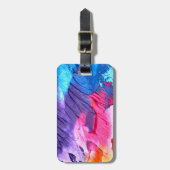 Étiquette À Bagage Splash (Devant Vertical)