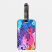 Étiquette À Bagage Splash (Dos Vertical)