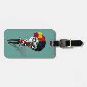 Étiquette À Bagage Spooky Dia de Los Muertos Girl (Devant horizontal)