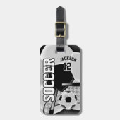 Étiquette À Bagage Sport Football | Texte do-it-yourself (Devant Vertical)