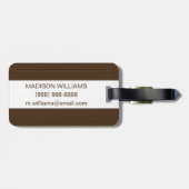 Étiquette À Bagage Sport rustique | Gant de boxe (Dos horizontal)