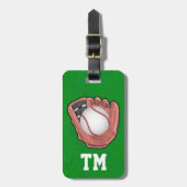 Étiquette À Bagage Sports - Baseball - SRF (Devant Vertical)