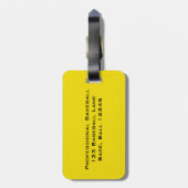 Étiquette À Bagage Sports de baseball rétro (Dos Vertical)