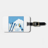 Étiquette À Bagage Sports d'hiver extrêmes (Devant horizontal)