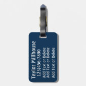 Étiquette À Bagage Sports - Football (Dos Vertical)