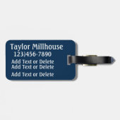 Étiquette À Bagage Sports - Football (Dos horizontal)