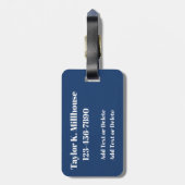 Étiquette À Bagage Sports - Football (Dos Vertical)