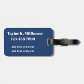 Étiquette À Bagage Sports - Football (Dos horizontal)