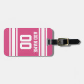 Étiquette À Bagage Sports Jersey, nom et numéro (Devant horizontal)