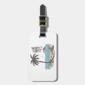 Étiquette À Bagage Spring Break 2025 Beach Vibes (Devant Vertical)