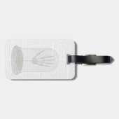 Étiquette À Bagage Squelette Main Dans Bell Jar 2 (Dos horizontal)