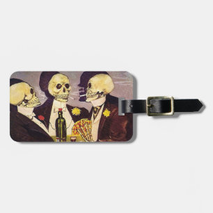 Étiquette À Bagage Squelettes de jeu