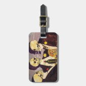 Étiquette À Bagage Squelettes de jeu (Devant Vertical)