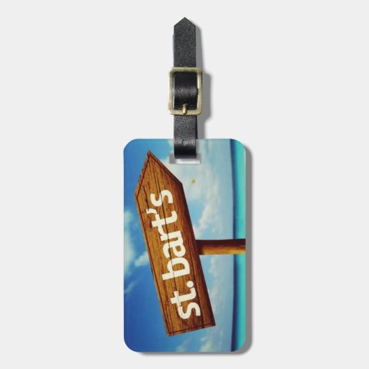 Étiquette À Bagage St. Bart's (Devant Vertical)