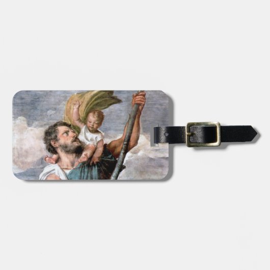 Étiquette À Bagage St. Christopher Luggage Tag (Devant horizontal)