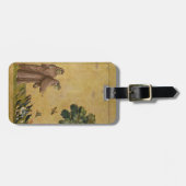 Étiquette À Bagage St Francis d'Assisi prêchant aux oiseaux (Devant horizontal)