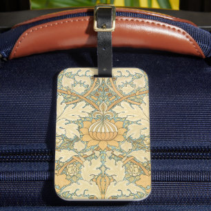 Étiquette À Bagage St. James par William Morris, feuilles d'acanthe