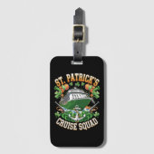 Étiquette À Bagage St Patrick's Day Cruise Squad 2025 Family Correspo (Devant Vertical)