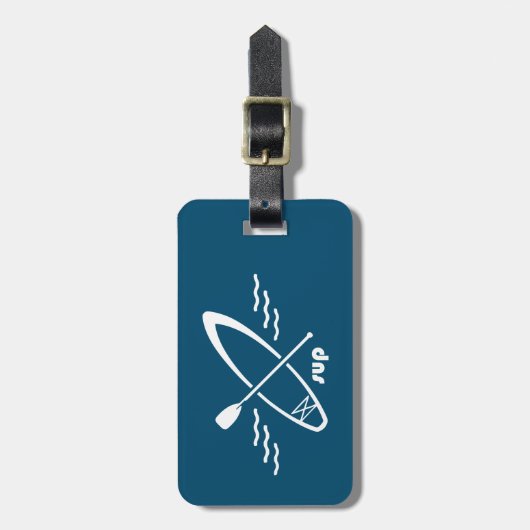 Étiquette À Bagage Standup Paddleboard (Devant Vertical)