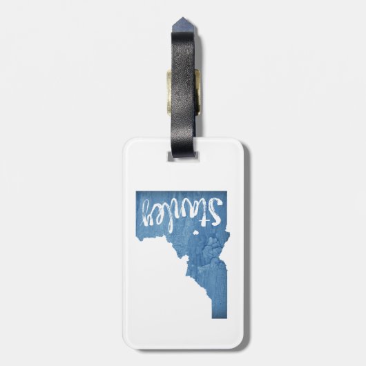 Étiquette À Bagage Stanley Idaho (Dos Vertical)