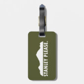 Étiquette À Bagage Stanley Idaho S'Il Vous Plaît (Dos Vertical)