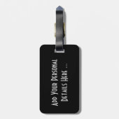 Étiquette À Bagage Star Jasmine Flower cd ltcnm (Dos Vertical)