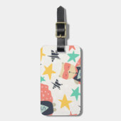 Étiquette À Bagage Star Super Hero (Devant Vertical)