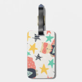 Étiquette À Bagage Star Super Hero (Dos Vertical)