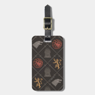 Étiquette À Bagage Stark, Lannister, Targaryen, Motif du Trône de fer