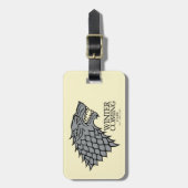 Étiquette À Bagage Stark Sigil - L'Hiver Arrive (Devant Vertical)