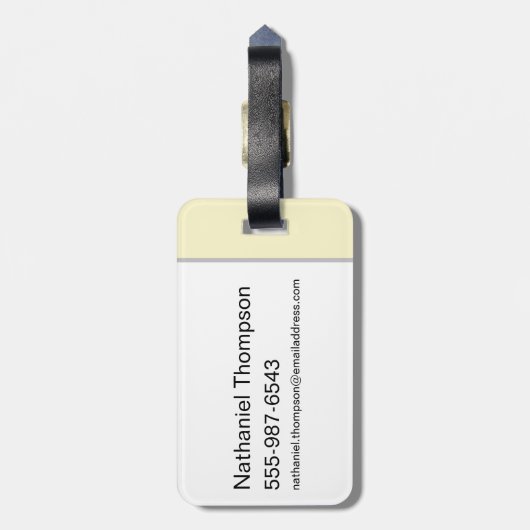 Étiquette À Bagage Stark Sigil - L'Hiver Arrive (Dos Vertical)