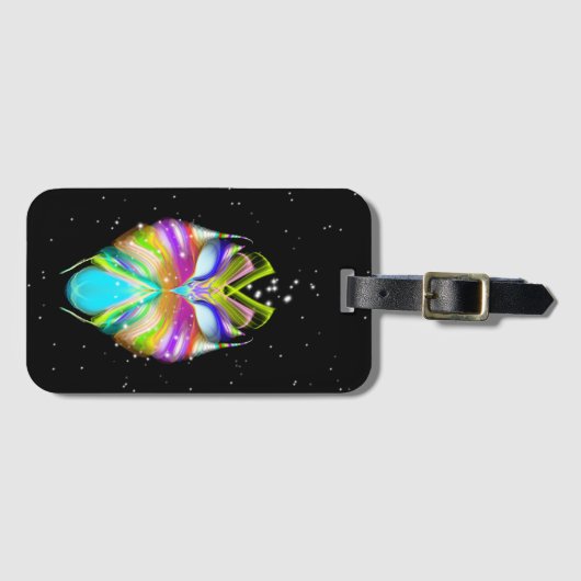 Étiquette À Bagage Starlight Oracle Owl (Devant Horizontal)