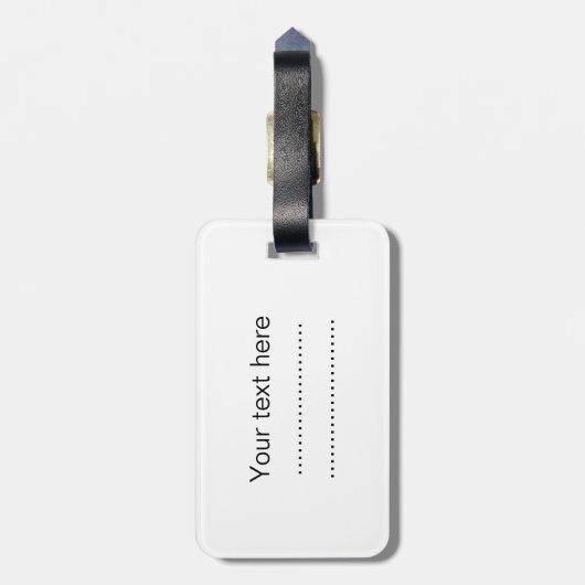 Étiquette À Bagage Starry Night, Vincent Van Gogh. (Dos Vertical)