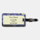 Étiquette À Bagage Starry Night, Vincent Van Gogh. (Dos horizontal)