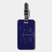 Étiquette À Bagage stars libra (Devant Vertical)