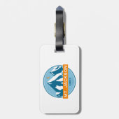 Étiquette À Bagage Stars Moon du mont Jackson New Hampshire (Dos Vertical)