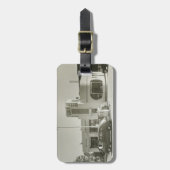 Étiquette À Bagage Station service (Devant Vertical)