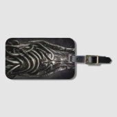 Étiquette À Bagage Statue Alien foncée d'une ancienne horreur Eldritc (Devant Horizontal)